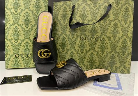 ciabatte gucci nere